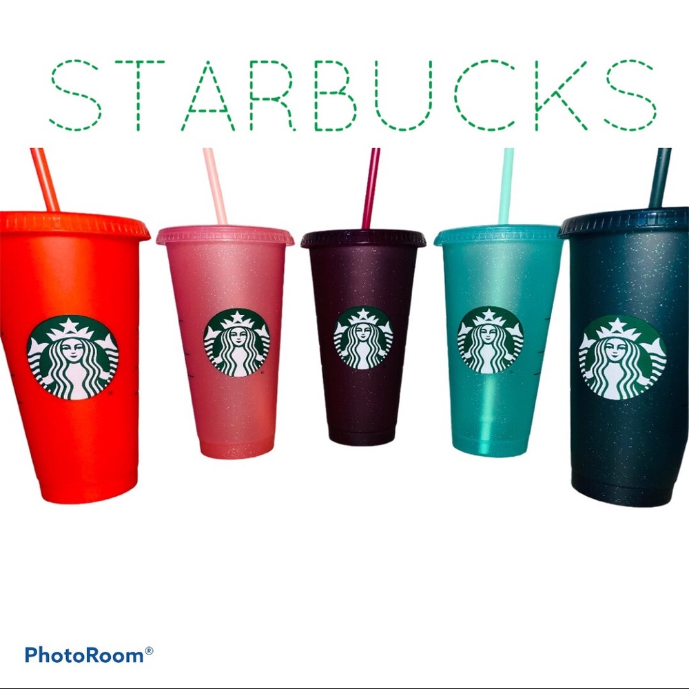 Starbucks Christmas Glitter 2020 cold cups